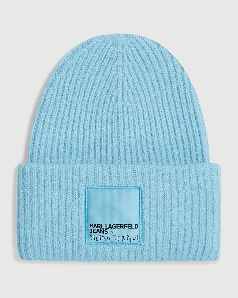 Karl Lagerfeld Klj X Pietro Terzini Mütze, Damen, Ocean Current, Größe Ocean
