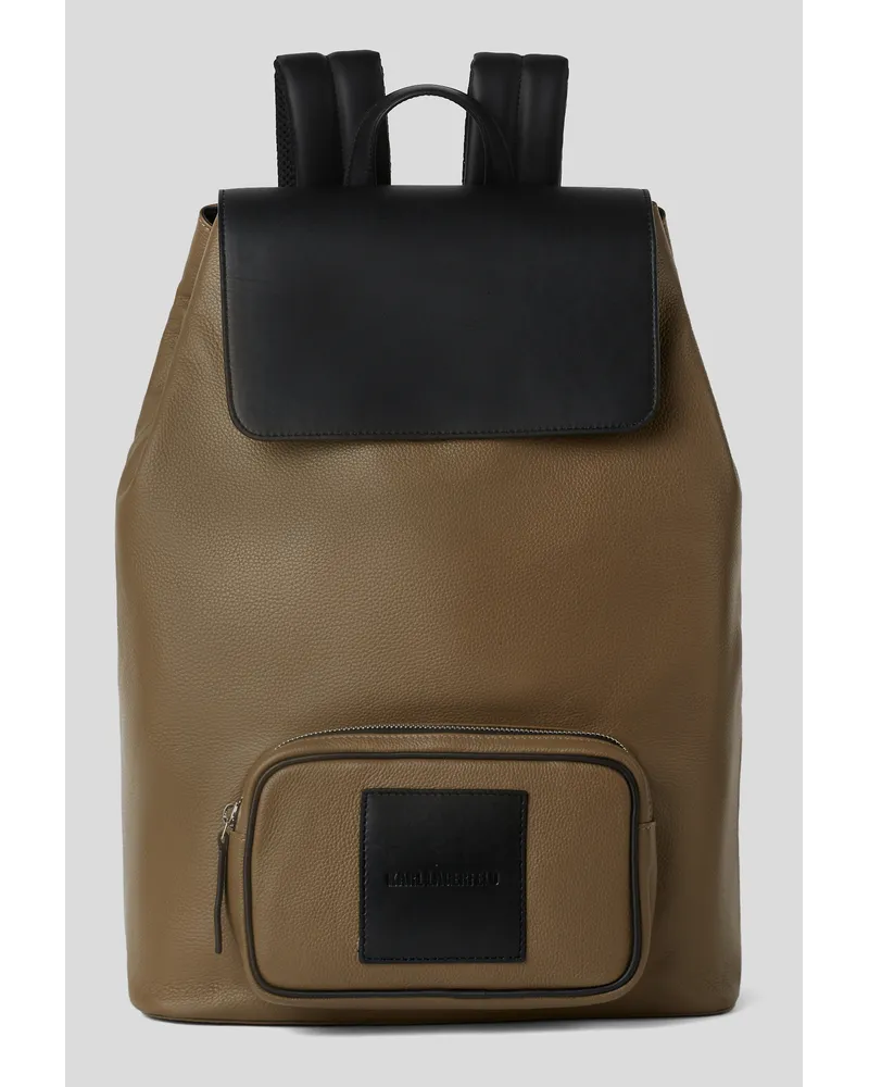 Karl Lagerfeld K/summer Genoppter Rucksack, Mann, Braun Braun