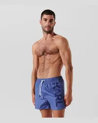 Karl Lagerfeld Kurze Board-shorts mit Karl-logo, Mann, Marlinblau Marlinblau