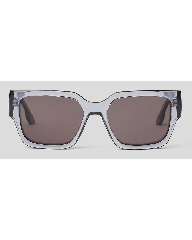 Karl Lagerfeld Sonnenbrille mit Karl-logo, Mann, Grau Grau