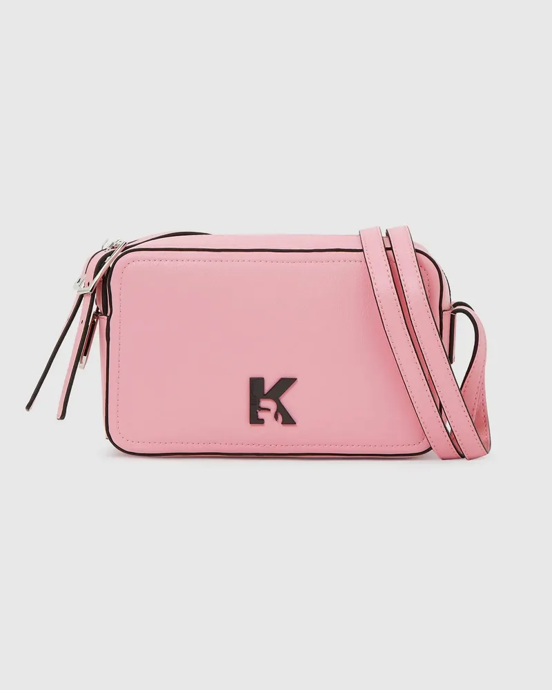 Karl Lagerfeld Kameratasche Mit Zwei Trageriemen, Damen, Bonbon, Größe Bonbon