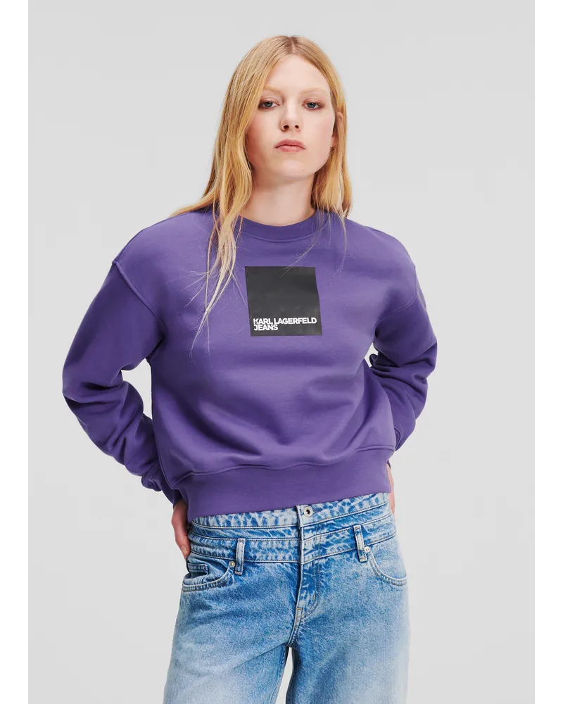 Karl Lagerfeld Klj sweatshirt, Frau, Ultra Violett Ultra