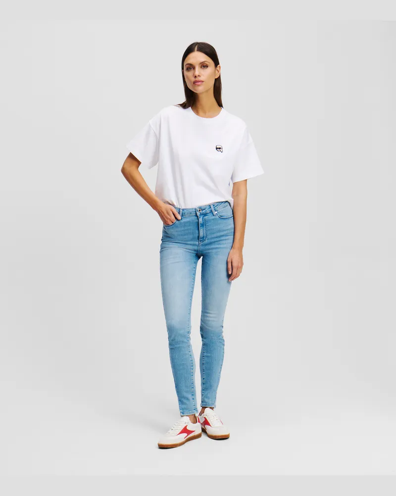 Karl Lagerfeld Skinny-jeans, Frau, Mid Blue, Größe Mid