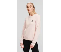 K/ikonik Sweatshirt mit aufnäher, Frau, Rose Smoke