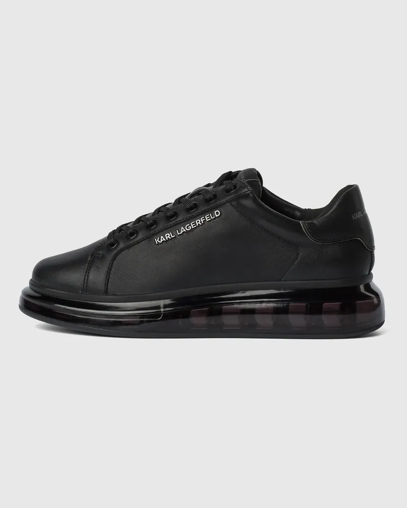 Karl Lagerfeld Kapri Kushion Niedriger Schnürschuh, Herren, Schwarz, Größe Schwarz