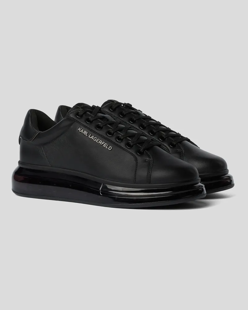 Karl Lagerfeld Kapri kushion Niedriger Schnürschuh, Mann, Schwarz, Größe Schwarz