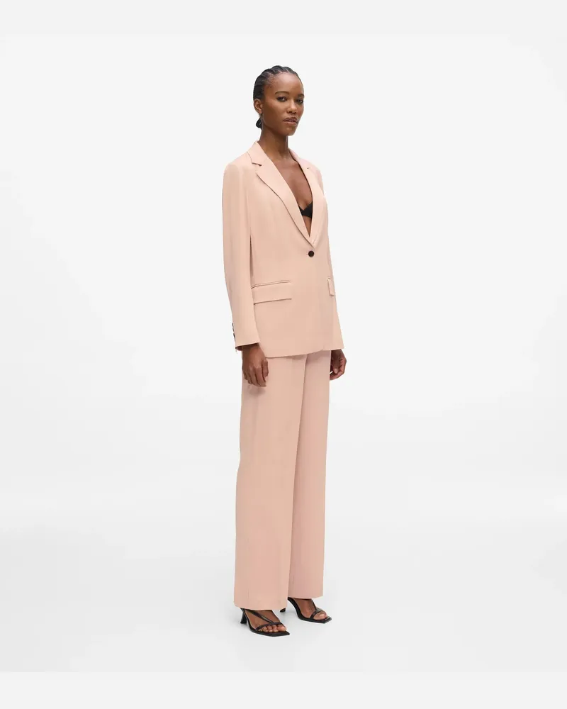 Karl Lagerfeld Hose Aus Satin-mischung, Damen, Misty Rose, Größe Misty