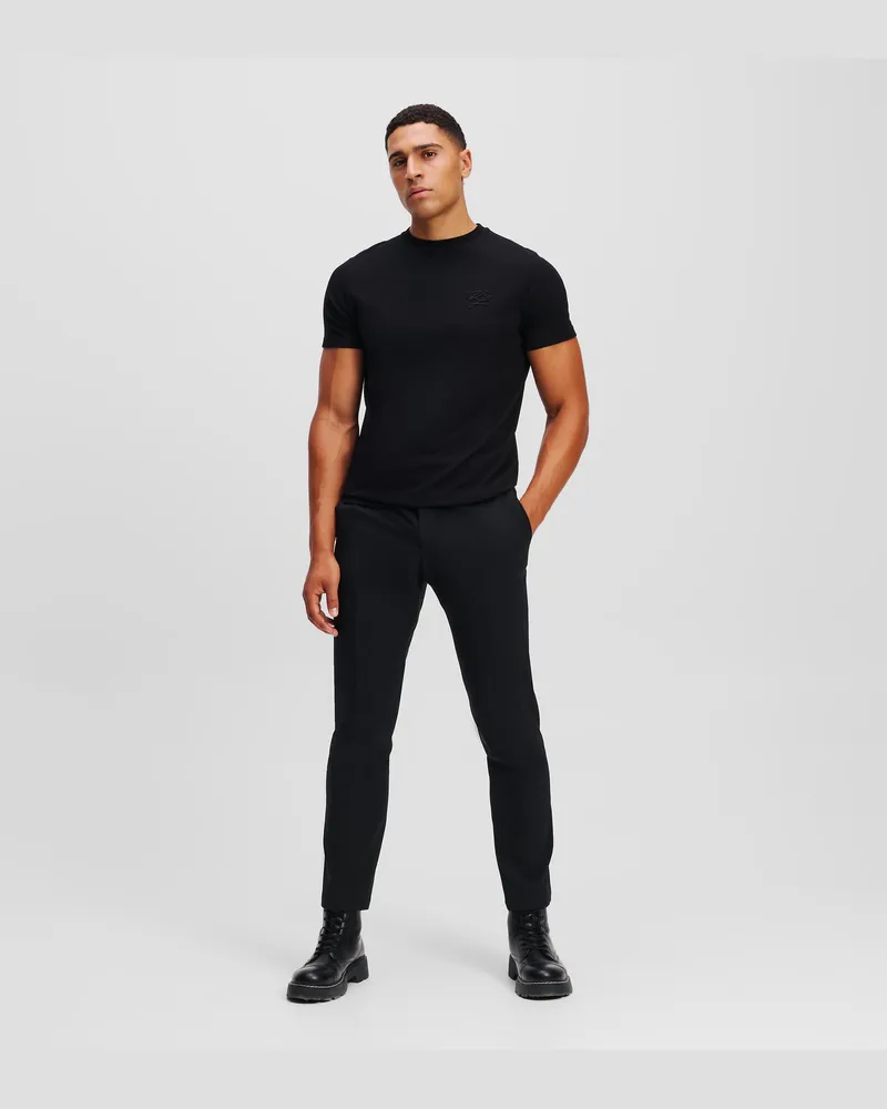 Karl Lagerfeld Anzughosen, Herren, Schwarz, Größe Schwarz