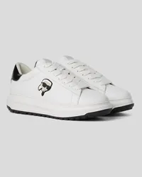 Karl Lagerfeld K/ikonik nft kapri stollen-sneaker, Mann, Weiss Weiss