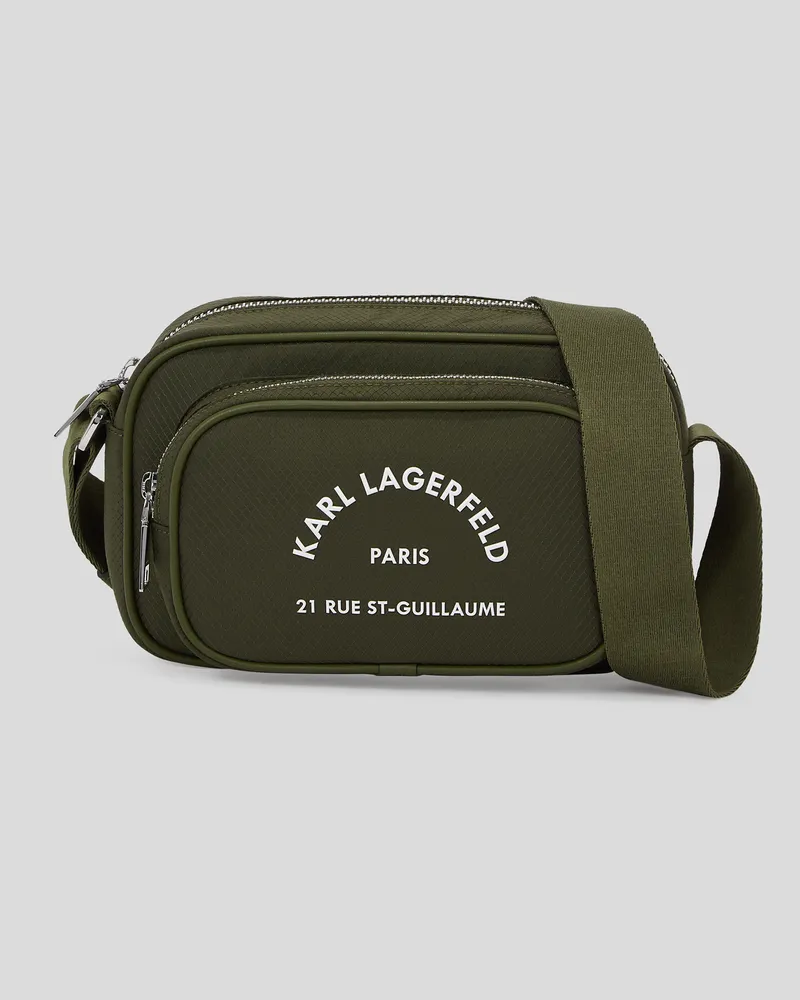 Karl Lagerfeld Rue St-guillaume Umhängetasche Aus Nylon, Mann, Khaki, Größe Khaki