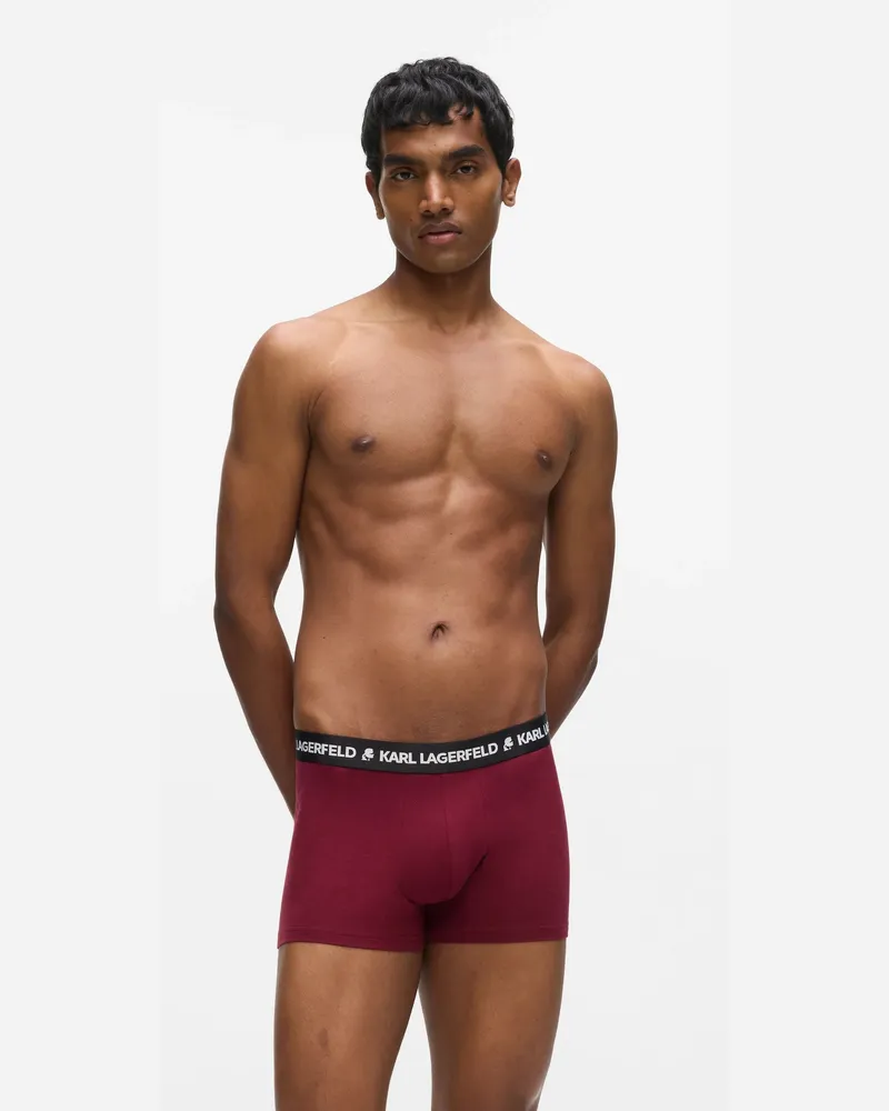 Karl Lagerfeld 7er-pack Boxershorts Mit Logo, Male, Multi-cobalt, Size Purple