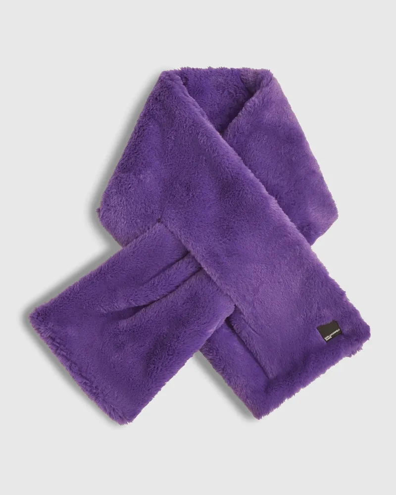 Karl Lagerfeld Schal Aus Kunstpelz, Damen, Prism Violet, Größe Prism