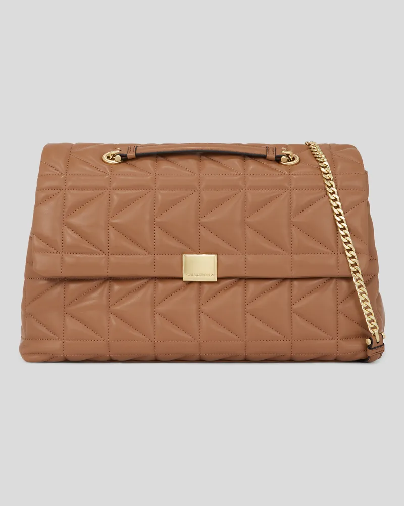 Karl Lagerfeld K/kuilt grosse Schultertasche, Frau, Terra, Größe Terra