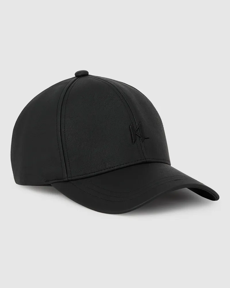 Karl Lagerfeld K/monogram Kappe, Herren, Schwarz, Größe Schwarz