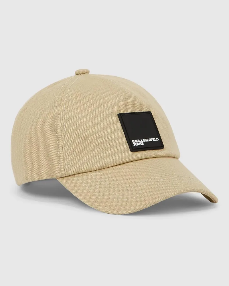 Karl Lagerfeld Kappe Mit Logo-aufnäher, Herren, Corydalis Blau, Größe Corydalis