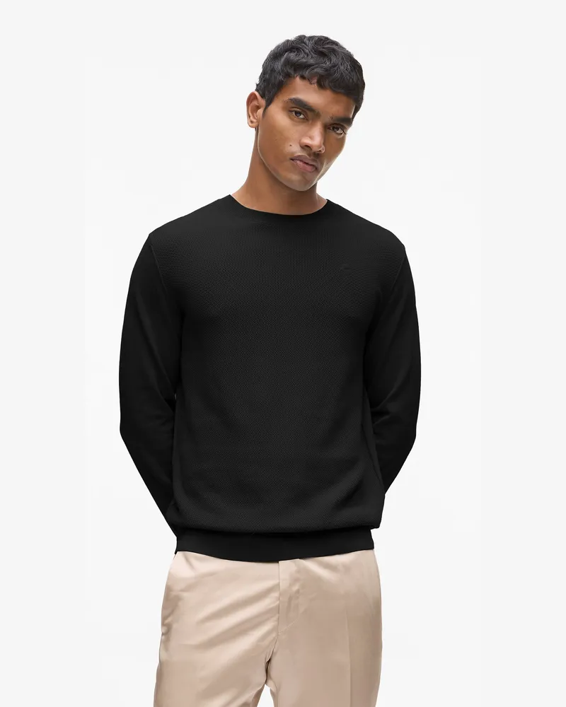 Karl Lagerfeld Kameo Pullover Mit Rundhalsausschnitt, Herren, Schwarz, Größe Schwarz