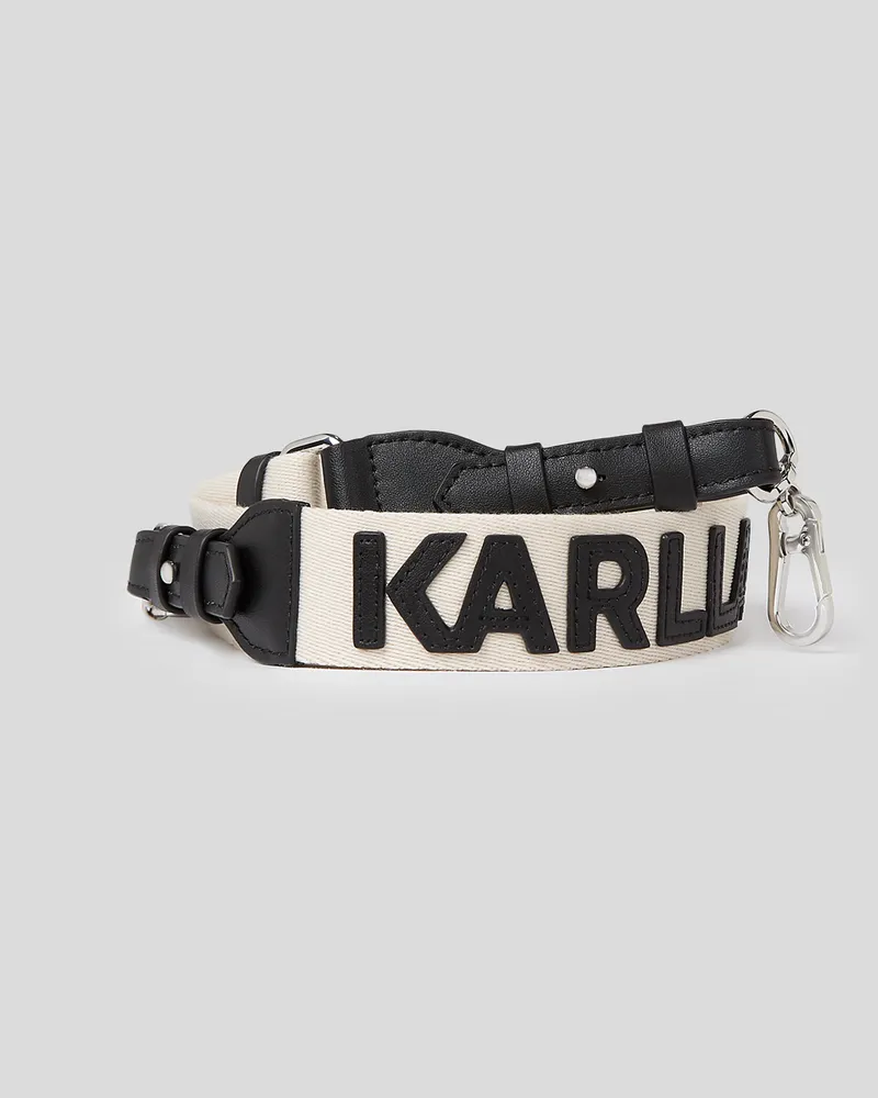 Karl Lagerfeld K/circle Schulterriemen, Frau, Schwarz, Größe Schwarz