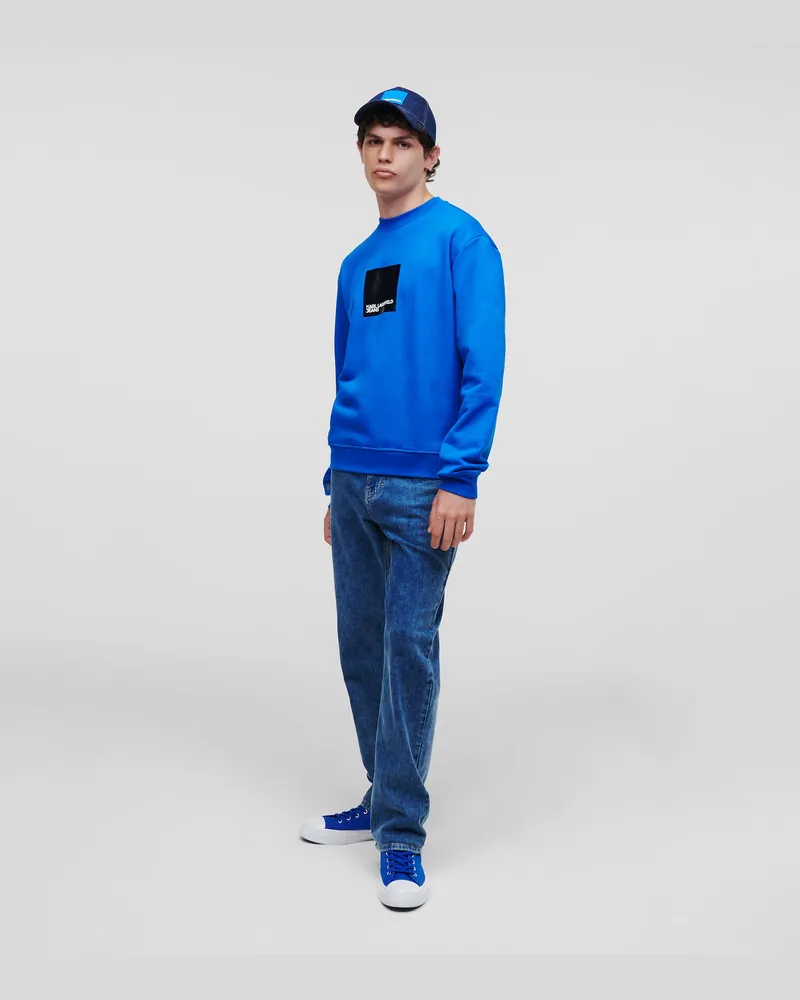 Karl Lagerfeld Klj sweatshirt, Mann, Klj Blue Klj