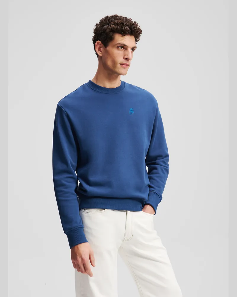 Karl Lagerfeld Kameo Sweatshirt, Mann, Dämmerungsblau, Größe Dämmerungsblau