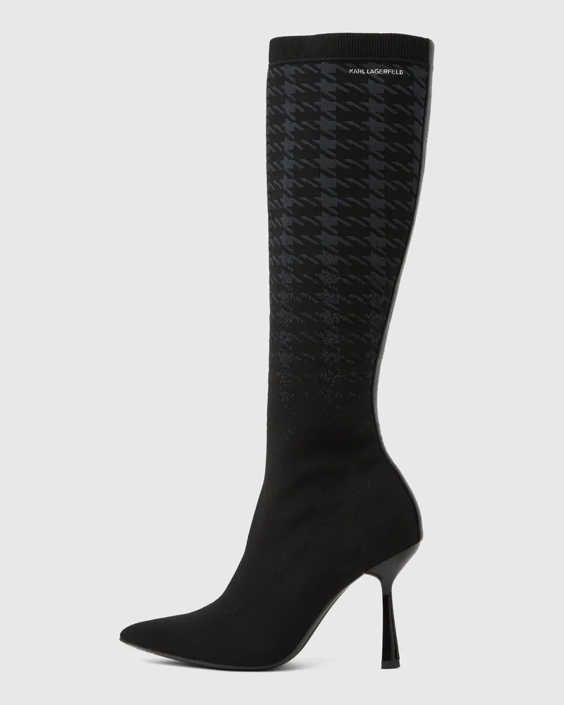 Karl Lagerfeld Pandara Kniehohe Stiefel, Damen, Schwarz, Größe Schwarz