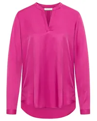 Eterna Viscose Shirt Bluse in unifarben Vibrant