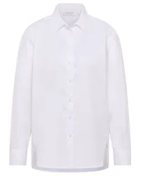 Eterna Soft Luxury Shirt Bluse in unifarben Off-white