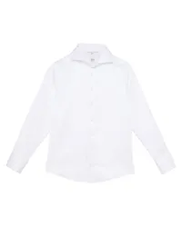 Eterna Luxury Shirt in unifarben Weiß