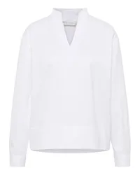 Eterna Soft Luxury Shirt Bluse in unifarben Off-white