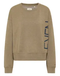 Eterna Strick Pullover in unifarben Olive