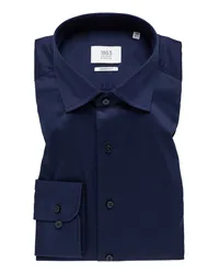 Eterna MODERN FIT Luxury Shirt in unifarben Dunkelblau