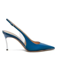 Casadei Superblade Patent Leather Slingbacks Bohemenian