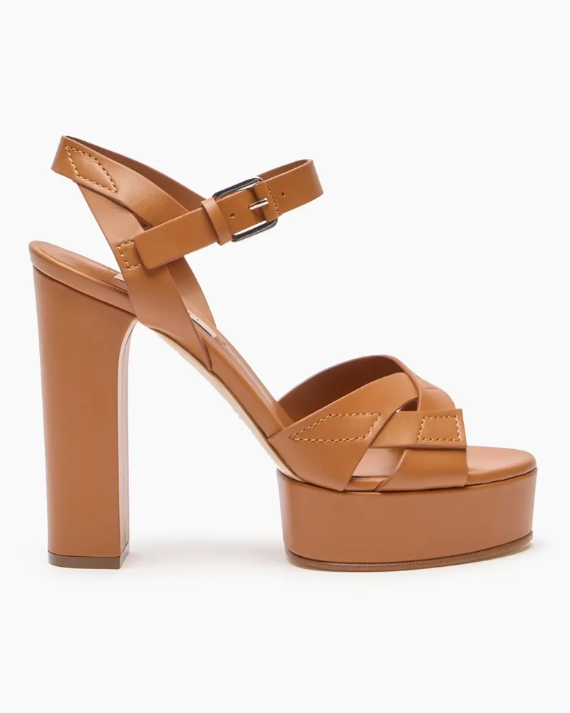Casadei Betty Leather Platforms Sandals - Frau Plateauschuhe Etruria Etruria