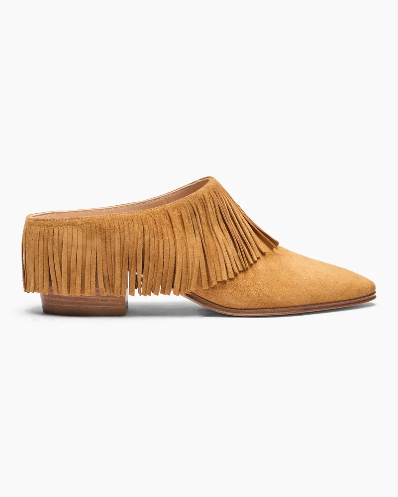 Casadei Beat Fringe Sabot - Frau Mules Honey Honey