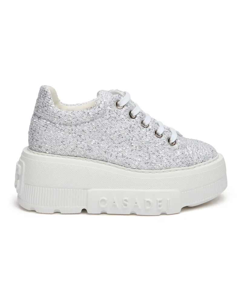 Casadei Nexus Disk Sneakers Weiss