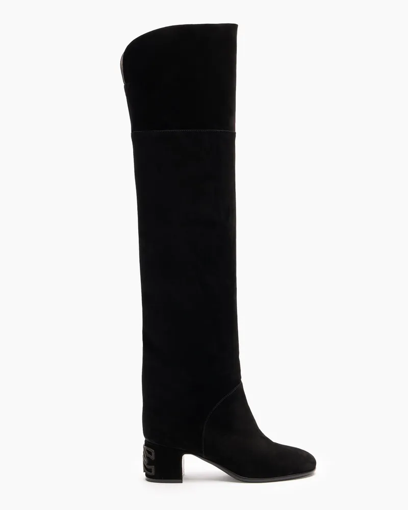 Casadei Muni Nomad Over The Knee - Frau Overknee-stiefel Black Black