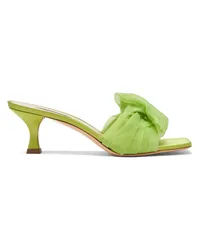 Casadei Geraldine Helen Kitten Sandals Spirulina