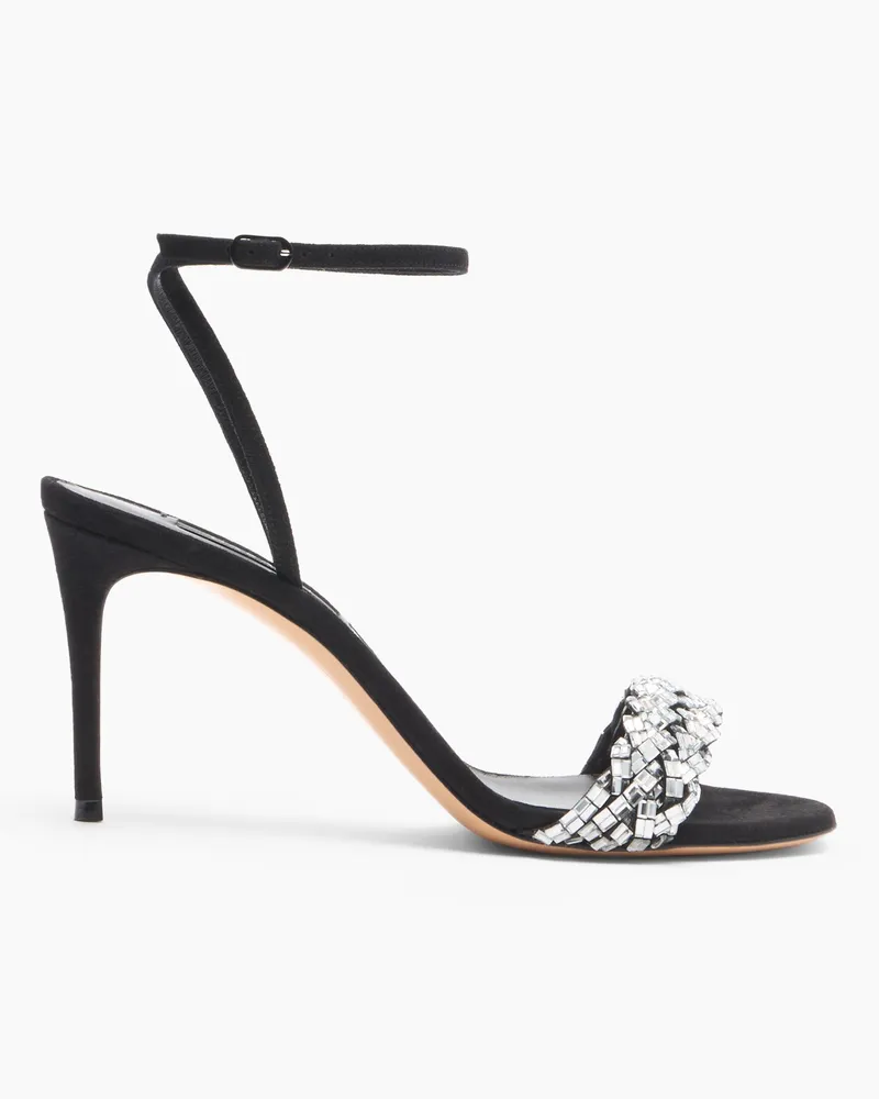 Casadei Starsway Julia Sandals - Frau Sandalen Black And Crystal Black
