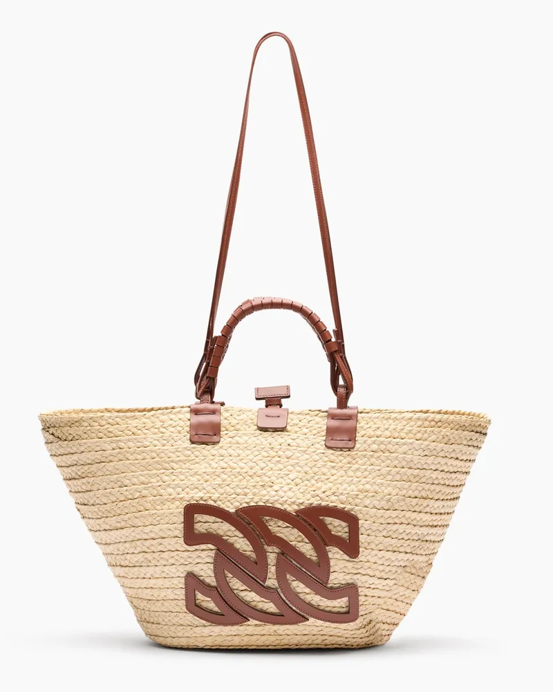 Casadei Panarea Bag - Frau Taschen Natur Und Rum Natur
