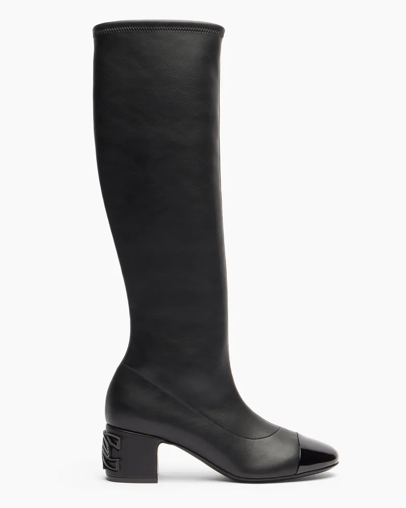 Casadei Nuova Mun To The Knee - Frau Hohe Stiefel Black Black