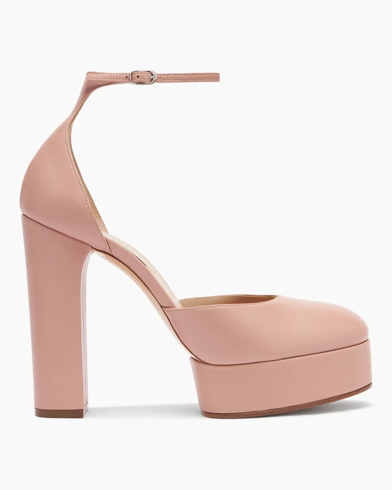 Casadei Betty Leather Platform Pumps - Frau Plateauschuhe Rosé Rosé