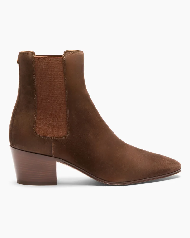Casadei Beat Suede Ankle Boots - Frau Damenstiefeletten Cocoa Cocoa