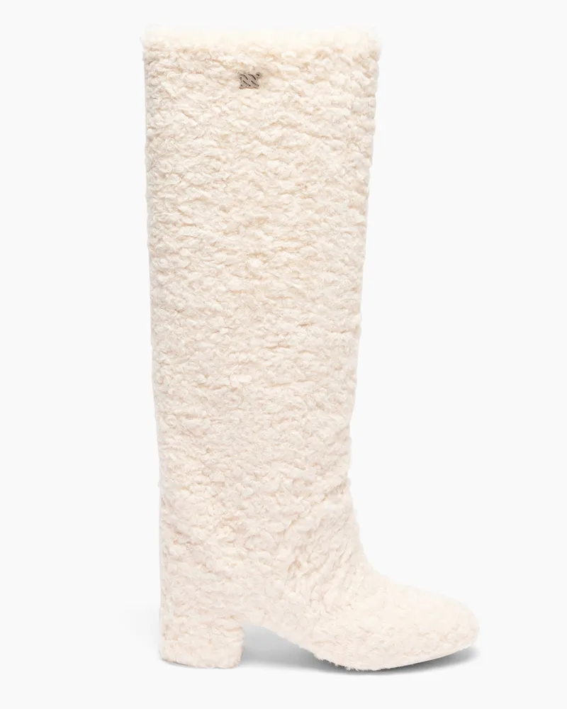 Casadei Nuova Munhigh Boots - Frau Hohe Stiefel White White