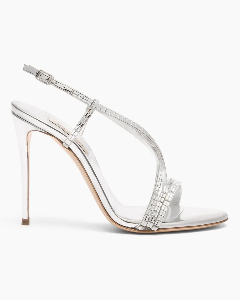 Casadei Starsway Julia Sandals - Frau Sandalen Silver Silver