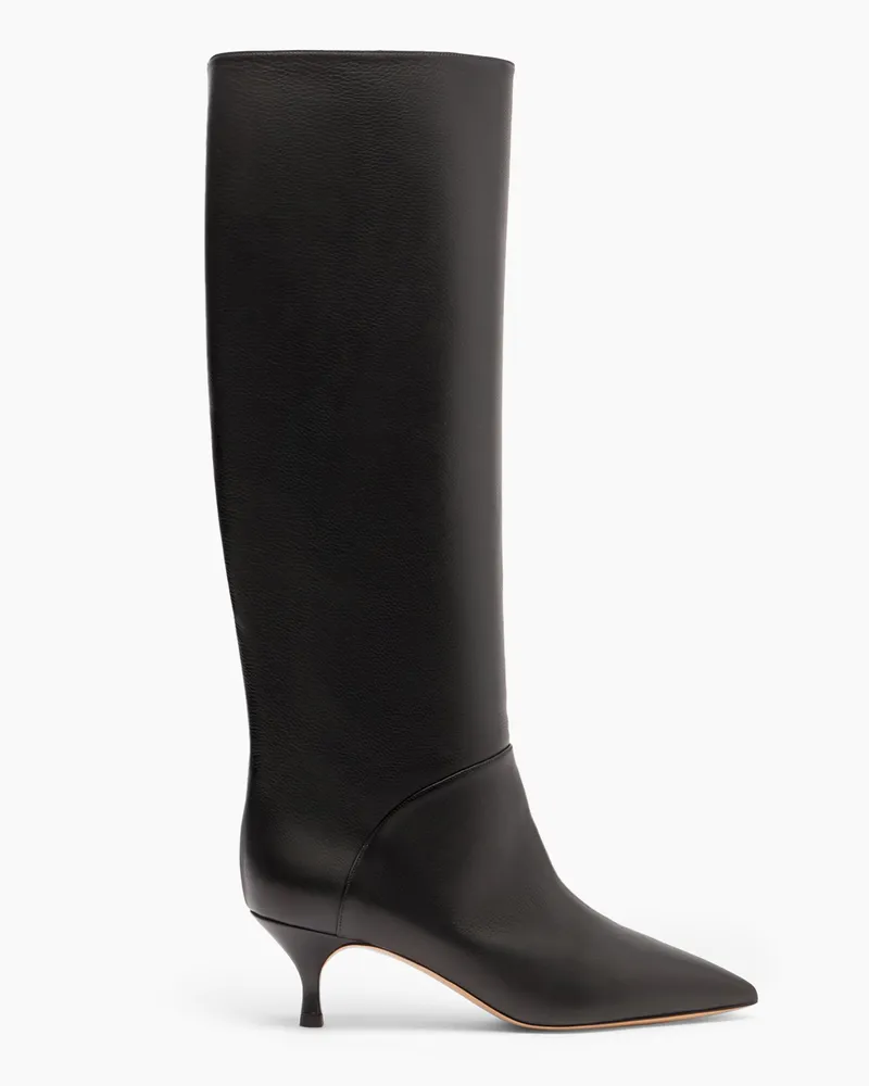 Casadei Julia Plonge To The Knee Boots - Frau Hohe Stiefel Black Black