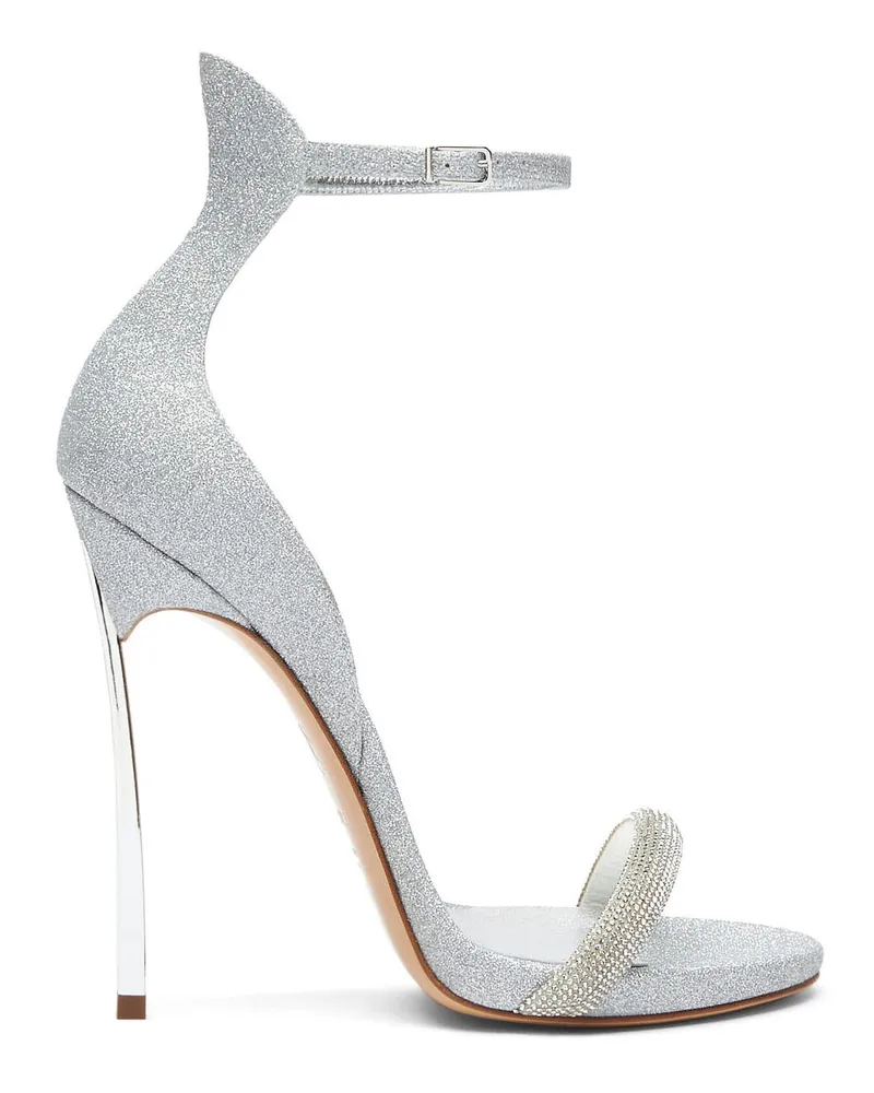 Casadei Cappa Blade Jasmine Sandals Silver