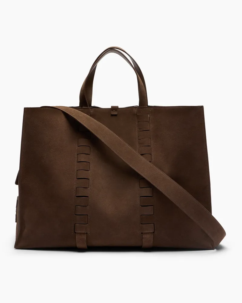 Casadei Milano Velour Bag - Frau Taschen Caribou Caribou