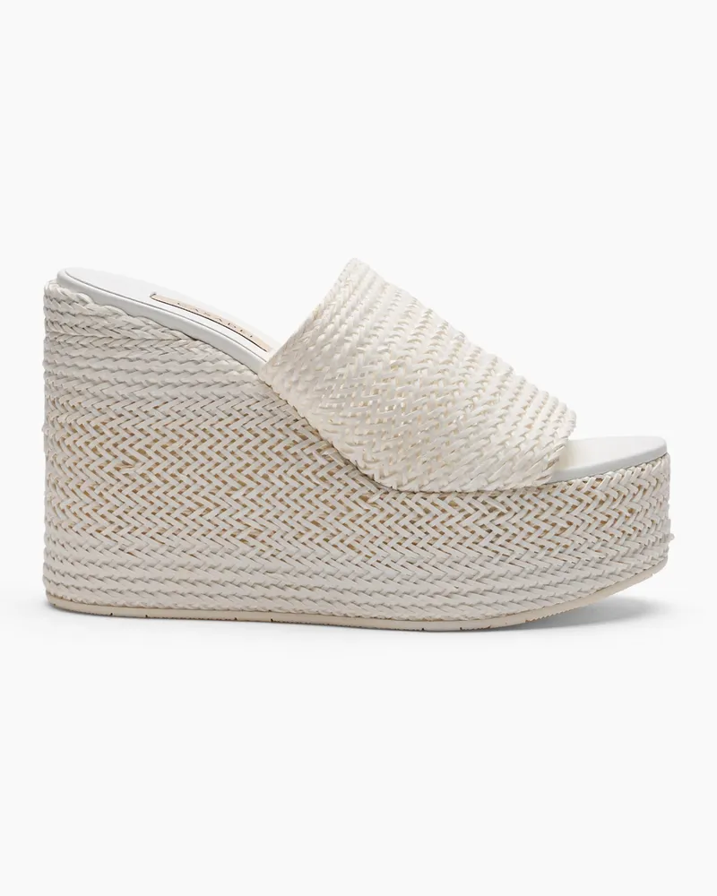 Casadei Zeppa Twiga - Frau Wedges Und Slides Weiß Weiß