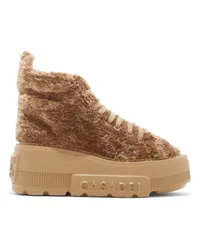 Casadei Nexus Senales Faux Fur Caramel