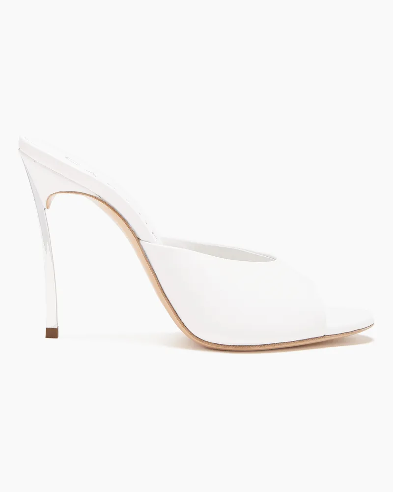 Casadei Blade Minorca Mules - Frau Sandalen Weiß Weiß