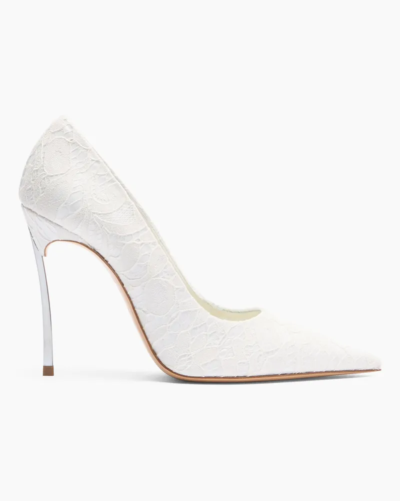 Casadei Liberty Blade Pumps - Frau Pumps Und Slingback White White